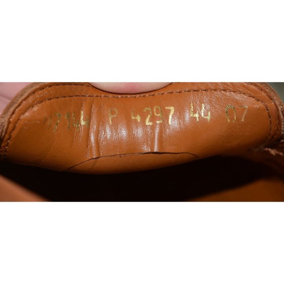 GEOX Men's Brown Leather Driving Moccasins Size 44 US 11 Slip On Shoes - Picture 10 of 10